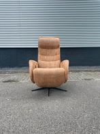 Nette moderne cognac bruine relax fauteuil / relaxstoel, Ophalen, Nvt, Nvt, Nvt