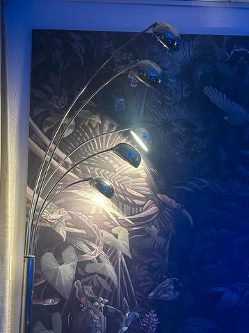 Moderne Staande Lamp met Vijf Lichtpunten beschikbaar voor biedingen
