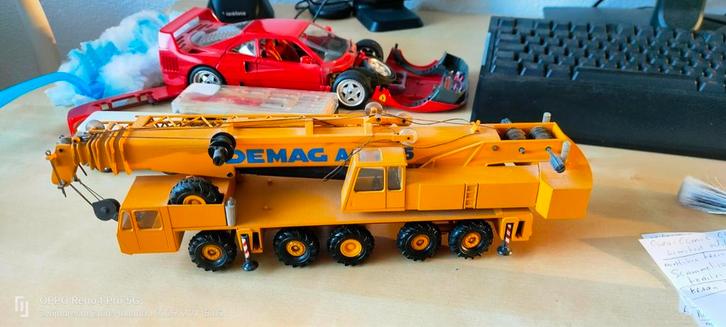 Conrad Demag AC 335 kraan, Hobby en Vrije tijd, Modelauto's | 1:50, Zo goed als nieuw, Hijskraan, Tractor of Landbouw, Conrad