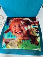 Fluwelige kussenhoes Pippi Langkous, Ophalen of Verzenden, Nieuw, Overige kleuren, Vierkant