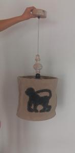 Stoffen hanglamp kinderkamer, Ophalen of Verzenden, Zo goed als nieuw, Lamp