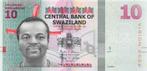 Swaziland 10 Emalangeni 2015 Unc pn 41a, Postzegels en Munten, Bankbiljetten | Afrika, Los biljet, Ophalen of Verzenden, Overige landen