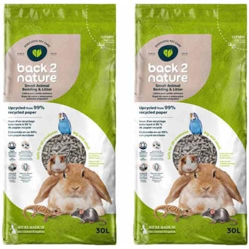 Back 2 nature bedding 30 liter - 3 pakken, Dieren en Toebehoren, Knaagdieren en Konijnen | Toebehoren, Nieuw, Verzorging, Ophalen