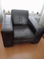 Fauteuils, Huis en Inrichting, Fauteuils, Minder dan 75 cm, Gebruikt, Leer, 50 tot 75 cm