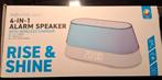 Soundlogic 4-in-1 Wekker Speaker met Draadloze Oplader, Ophalen of Verzenden, Nieuw, Digitaal