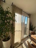 1 paar Silverlonn gordijen (IKEA) - Beige, Ophalen of Verzenden, Zo goed als nieuw, Beige, 200 cm of meer