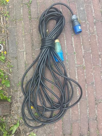 Walstroonkabel 25 meter met stekker en contrastekker walstro beschikbaar voor biedingen