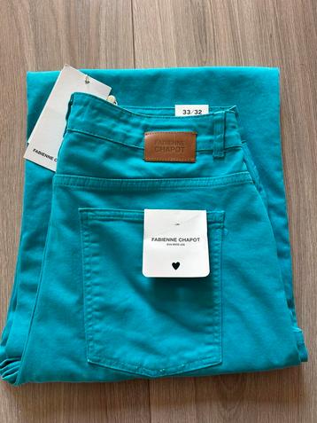 Fabienne Chapot Jeans Groen Maat 33/32 Nieuw beschikbaar voor biedingen