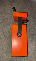 Vintage Oranje Kubus Wandlamp, Ophalen of Verzenden, Huis en Inrichting