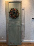 Brocante deur paneel groen, Antiek en Kunst, Curiosa en Brocante, Ophalen