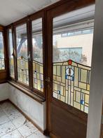 Prachtig glas en lood ramen art deco, Ophalen, Zo goed als nieuw