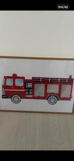 Brandweer Schilderij, Ophalen of Verzenden, Zo goed als nieuw, Schilderij, Minder dan 50 cm
