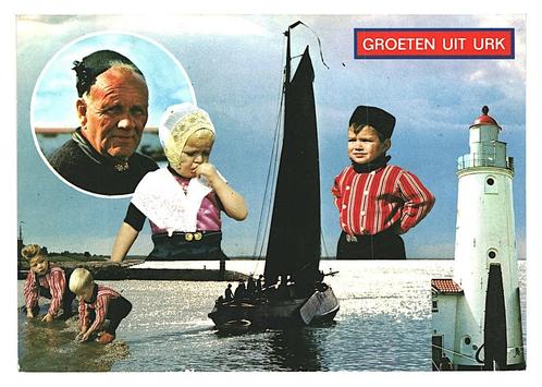 38510	Urk	 Gelopen met postzegel, Verzamelen, Ansichtkaarten | Nederland, Gelopen, Flevoland, Ophalen of Verzenden