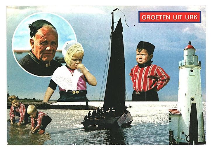 38510	Urk	 Gelopen met postzegel, Verzamelen, Ansichtkaarten | Nederland, Gelopen, Flevoland, Ophalen of Verzenden