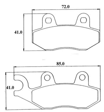 Remblokset Cello Allo Fiddle Fiddle 2 jet Orbit Symphony 801 beschikbaar voor biedingen
