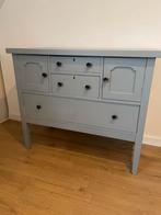 Ladekast Grijsblauw, Ophalen, Gebruikt, 50 tot 100 cm, 3 of 4 laden