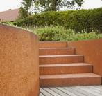 Cortenstaal trappen op maat eigen productie, Tuin en Terras, Bloembakken en Plantenbakken, Ophalen, Zo goed als nieuw, Metaal