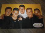 leuke xxl break out poster jaren 90  Boyband FIVE, Verzenden, Zo goed als nieuw, Deurposter of groter, Muziek