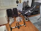 Bugaboo Donkey 2 Twin Duowagen, Gebruikt, Bugaboo, Verstelbare duwstang, Ophalen