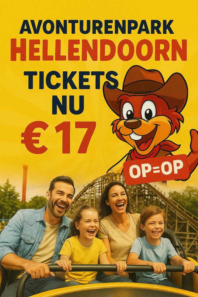 Tickets Avonturenpark Hellendoorn, Tickets en Kaartjes, Recreatie | Pretparken en Attractieparken