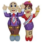 Feestpoppen Sarah en Abraham huren Tilburg, Ophalen, Zo goed als nieuw, Abraham of Sarah