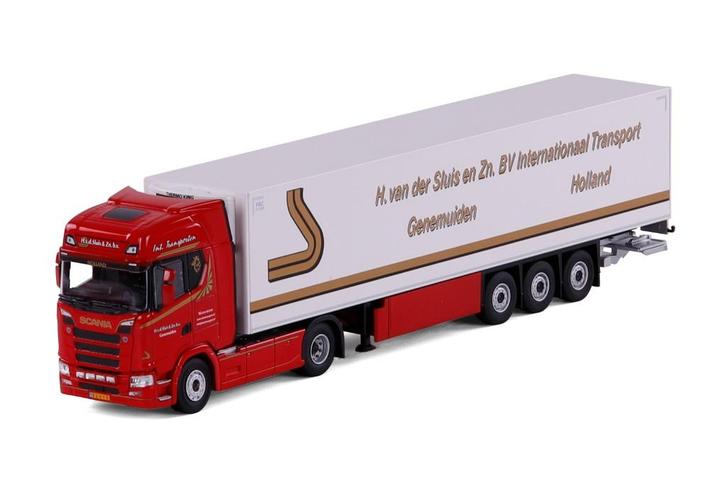 Scania S Highline met Koeloplegger - H. van der Sluis, Hobby en Vrije tijd, Modelauto's | 1:50, Nieuw, Bus of Vrachtwagen, Overige merken