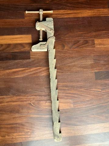 Antieke Houten Lijmklem - 100 cm beschikbaar voor biedingen