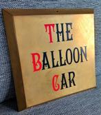 Koperen reclame plaat "The Balloon Car", Antiek en Kunst, Curiosa en Brocante, Ophalen of Verzenden