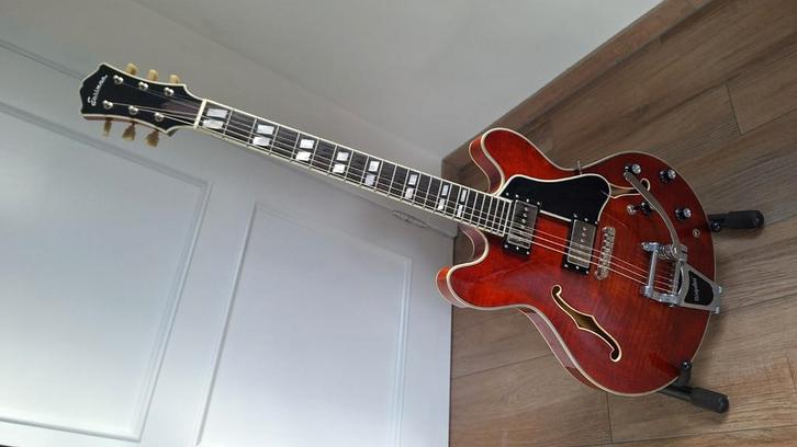 Eastman t486b, Muziek en Instrumenten, Snaarinstrumenten | Gitaren | Elektrisch, Zo goed als nieuw, Semi-solid body, Overige merken