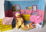 Mini baby born popje met luiertas, Ophalen of Verzenden, Zo goed als nieuw, Babypop