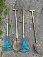 Kind tuingereedschap set: Hark en Spade, Tuin en Terras, Hand-tuingereedschap, Ophalen, Gebruikt, Hark
