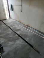 Vlaggenmast zwart 4,3 meter, Ophalen, Gebruikt