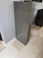 Moderne grijze sidetable, Ophalen, Zo goed als nieuw, 75 cm of meer, 60 cm of meer