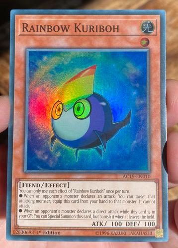 Yu-Gi-Oh! Rainbow Kuriboh AC19 Advent Promo M/NM ! beschikbaar voor biedingen