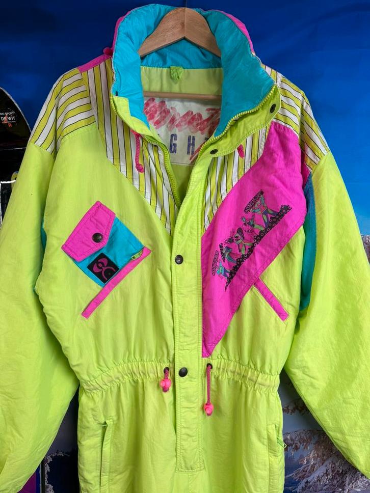 Vintage Fout Skipak van Ninety Eight maat 50 / M, Kleding | Heren, Wintersportkleding, Zo goed als nieuw, Pak, Maat 48/50 (M)