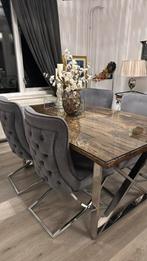 Eric kuster Kensington eettafel + stoelen, Ophalen of Verzenden, Zo goed als nieuw