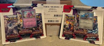 Pokemon Paldea Evolved 3-pack Blisters SEALED CASE + 12 LOS beschikbaar voor biedingen