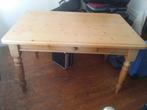 Grenen tafel  138x91x78 cm, Huis en Inrichting, Tafels | Eettafels, Ophalen, 100 tot 150 cm, 50 tot 100 cm, Zo goed als nieuw
