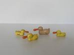 Erzgebirge Miniatuur setje houten eenden Wendt & Kühn, Verzenden, Zo goed als nieuw, Dier