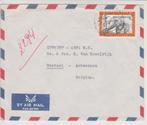 D511 luchtpost envelop 1964 ? Van jordanie naar antwerpen, Postzegels en Munten, Brieven en Enveloppen | Buitenland, Ophalen of Verzenden
