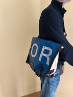 Freitag Schoudertas (Messenger bag) Blauw Gerecycled Zeil, Sieraden, Tassen en Uiterlijk, Ophalen of Verzenden, Gebruikt, Blauw