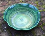 Plantenschaal, groen aardewerk, ø 35cm, vintage, Gebruikt, Rond, Tuin, Minder dan 40 cm