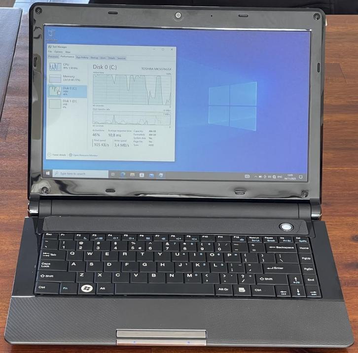 Compal CM10 laptop, 13.3", AMD 1.6GHz, 4GB RAM, 500GB HD, Computers en Software, Windows Laptops, Gebruikt, 13 inch, 2 tot 3 Ghz