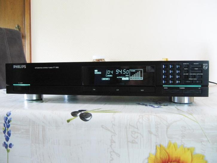 Philips FT880 tuner serviced, Audio, Tv en Foto, Tuners, Gebruikt, Ophalen of Verzenden