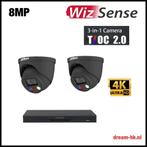 8MP Dahua Full-color systeem/4CH NVR+2x 8MP camera (Tioc2), Ophalen of Verzenden, Nieuw, Buitencamera