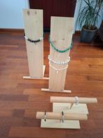 Houten sieraden display standaards, Ophalen of Verzenden, Zo goed als nieuw