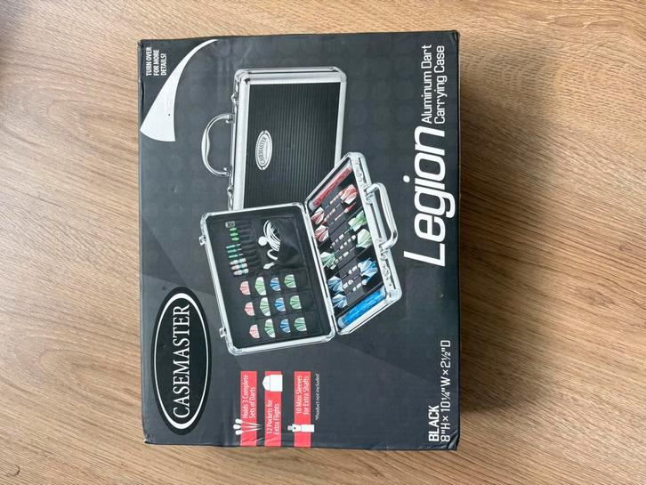 Casemaster Legion – Aluminium Dart Carrying Case (nieuw), Sport en Fitness, Darts, Nieuw, Overige typen, Ophalen of Verzenden