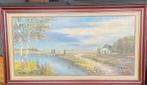 Schilderij Rian Withaat - Landschap, Antiek en Kunst, Kunst | Schilderijen | Klassiek, Ophalen of Verzenden