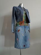 Miss E-mail set, rok en jasje, maat small, nieuw, Kleding | Dames, Verzenden, Nieuw, Maat 36 (S), Blauw
