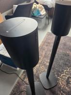 Sonos era 100 set met standaard, Audio, Tv en Foto, Luidsprekers, Ophalen of Verzenden, Zo goed als nieuw, Front, Rear of Stereo speakers